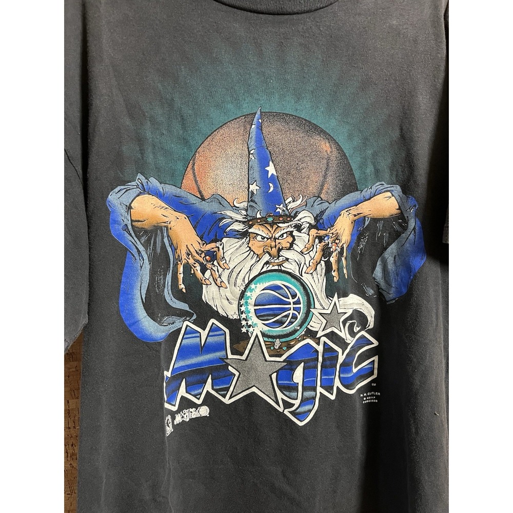 Vintage Orlando Magic T Shirt‎ Mens XL Early 90s Wizard  H.H. Cutler NBA Grail